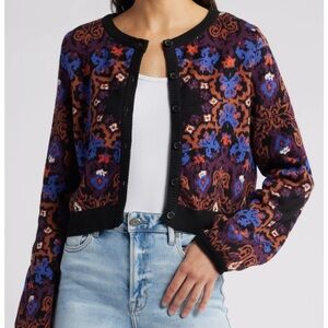 NWT Cleobella Multicolor Floral Cardigan